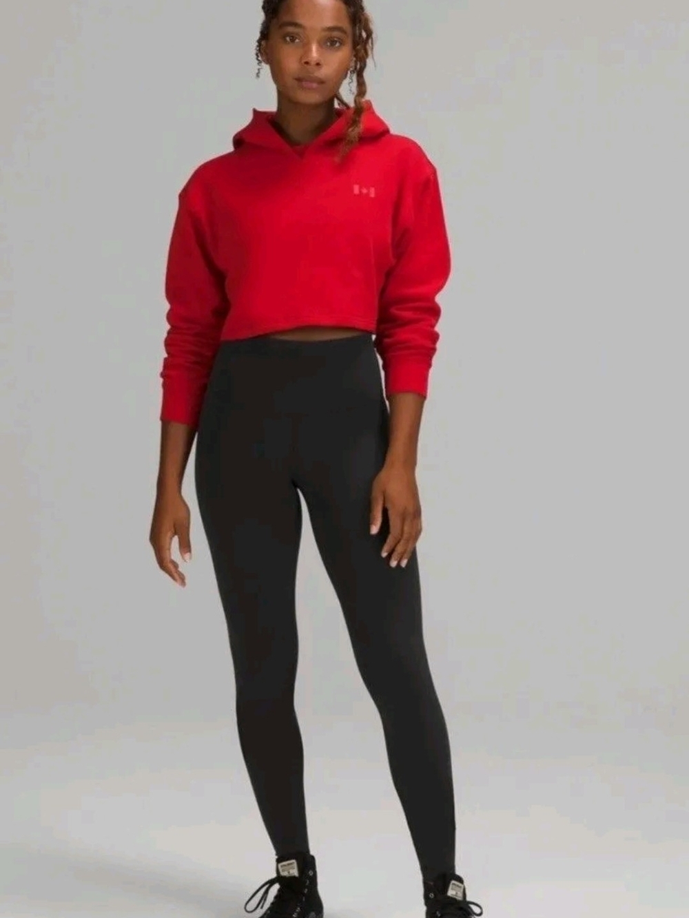 NWT Lululemon Align HR Pant 28" Team Canada *COC Logo Black Size 0 - Picture 3 of 4